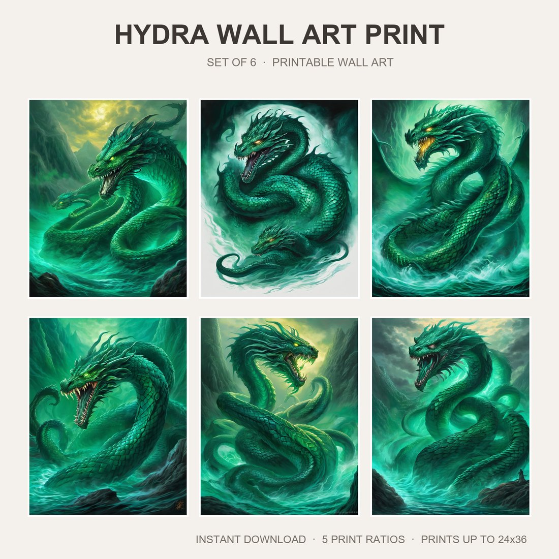 Hydra wall art